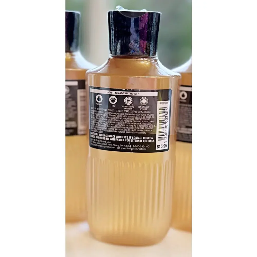 Bath & Body Works 10 oz Into Orbit Men's 3-in-1 Hair Face Body Wash Gel x3